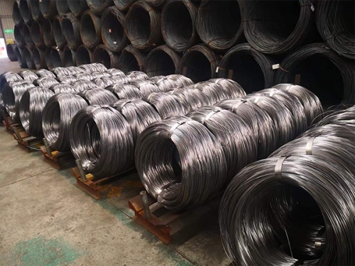 Steel wire producing plant