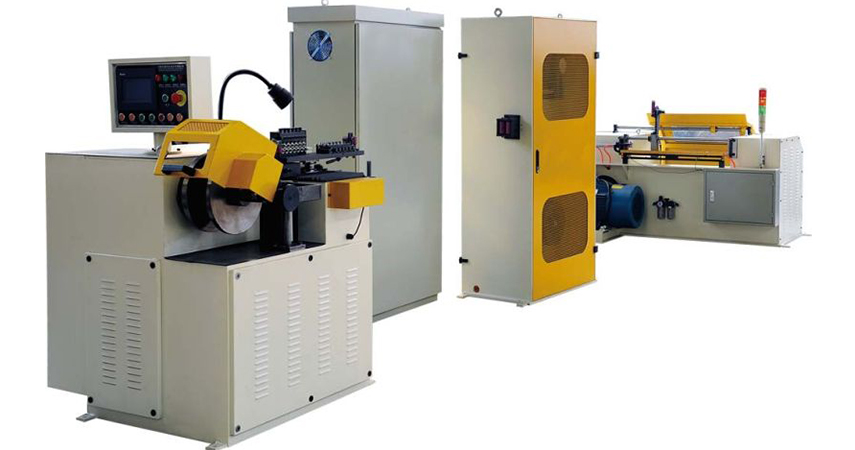 Welding wire layer rewinding line